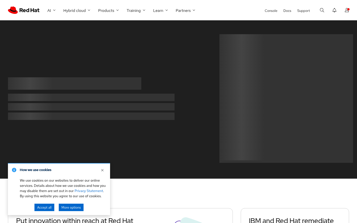 Homepage of the website, as captured