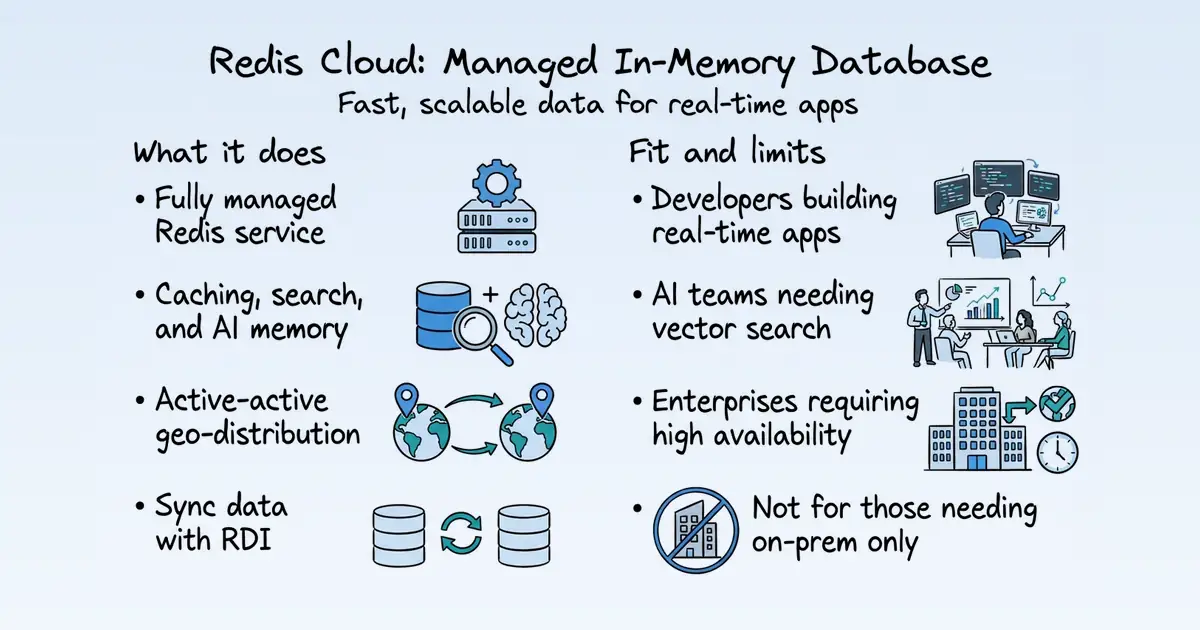 Redis Cloud at a glance
