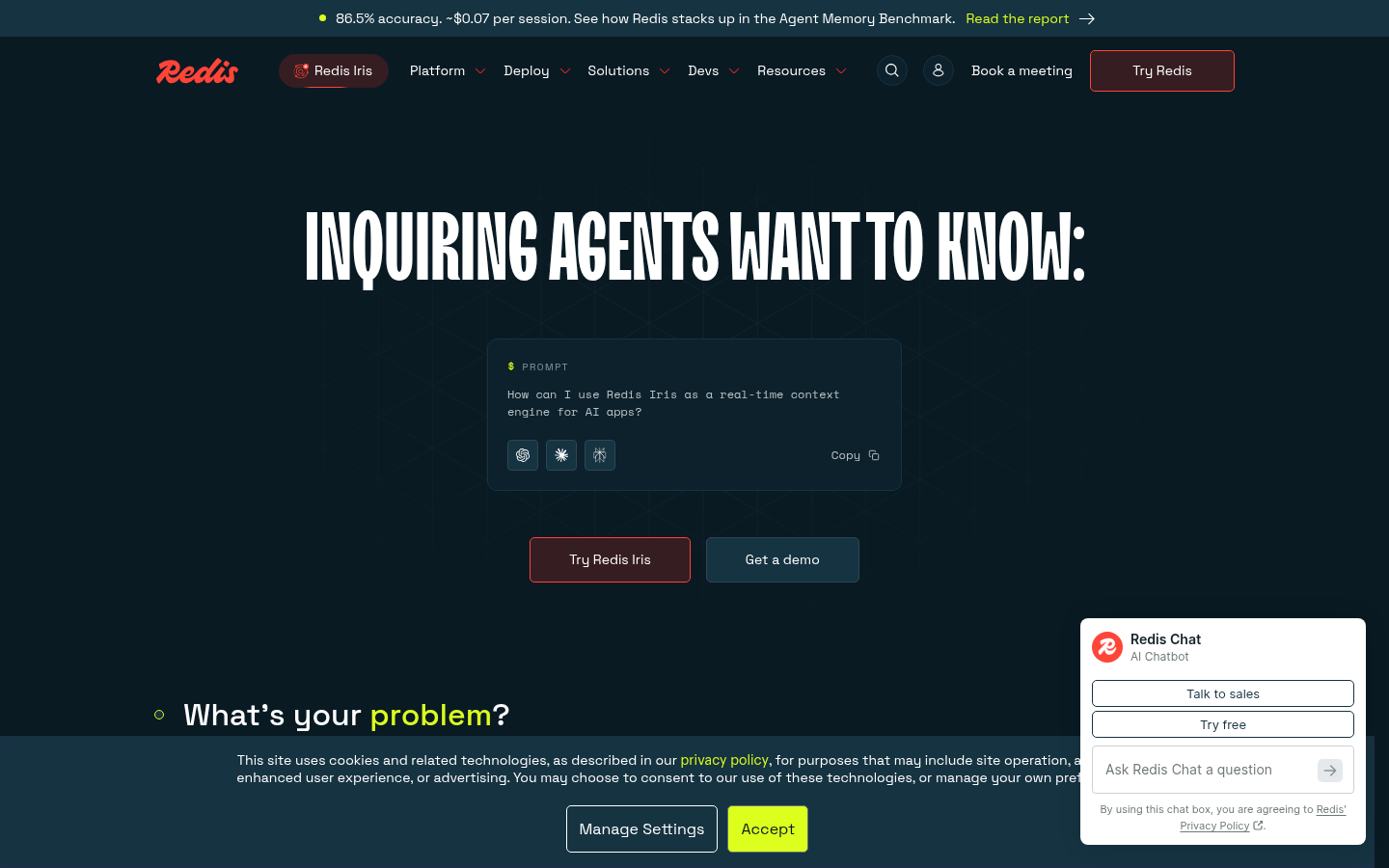 Homepage of the website, as captured