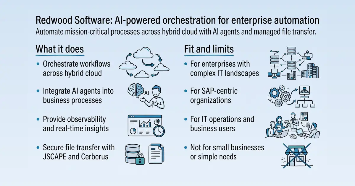Redwood Software at a glance