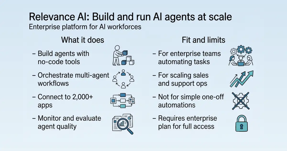 Relevance AI at a glance