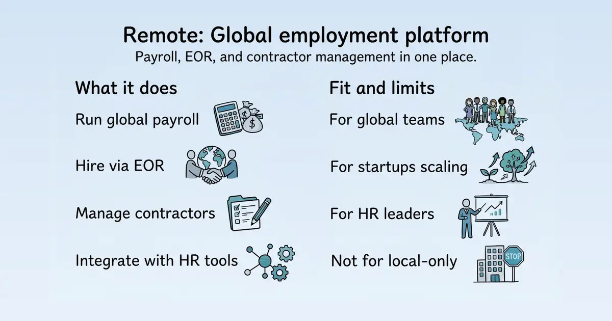 Remote at a glance