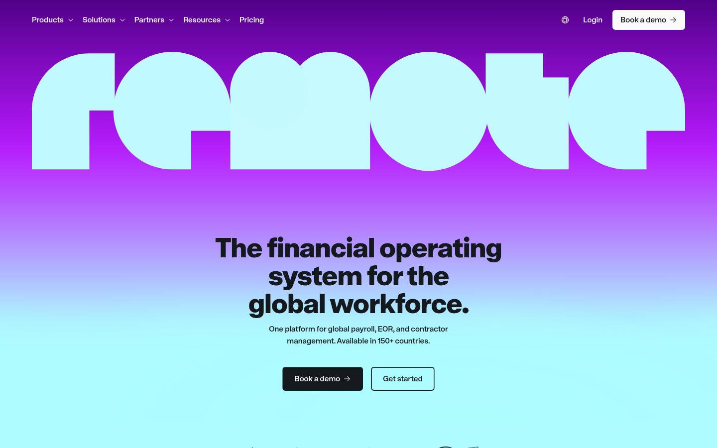 Homepage of the website, as captured