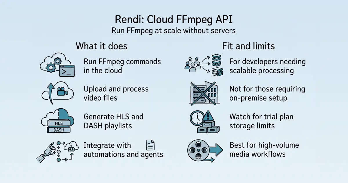 Rendi at a glance