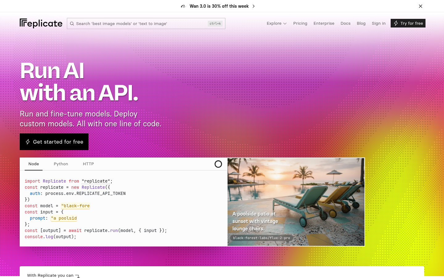 Homepage of the website, as captured