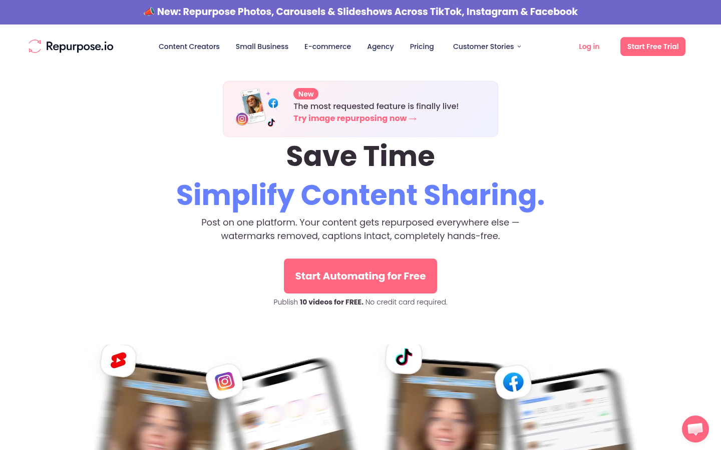 Homepage of the website, as captured