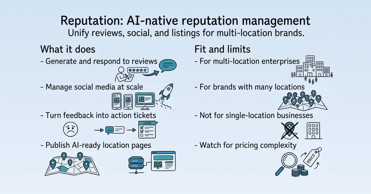 Reputation at a glance