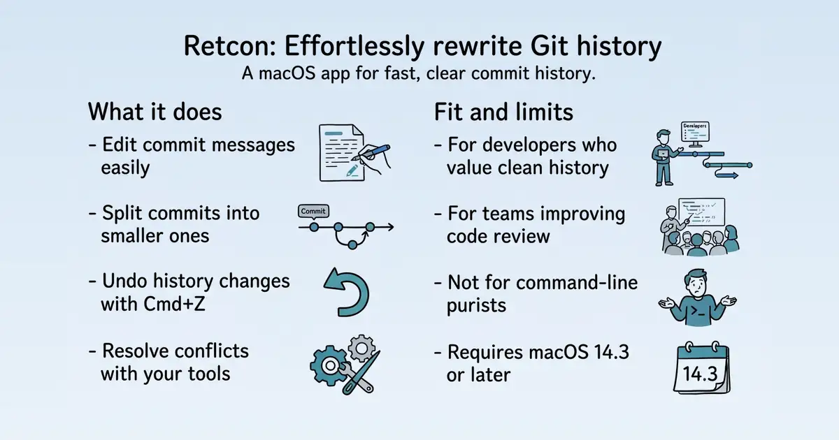 Retcon at a glance
