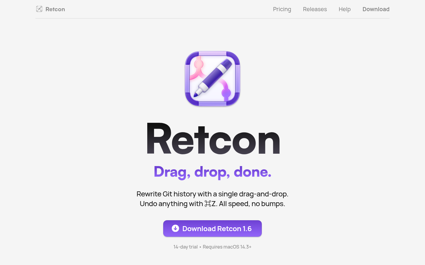 Homepage of the website, as captured