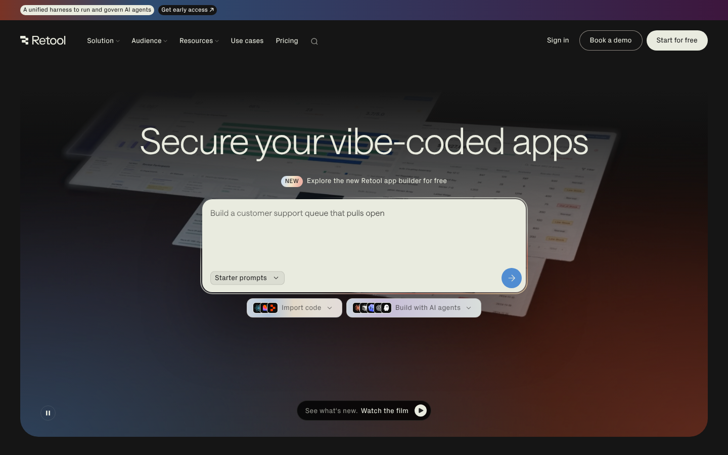 Homepage of the website, as captured