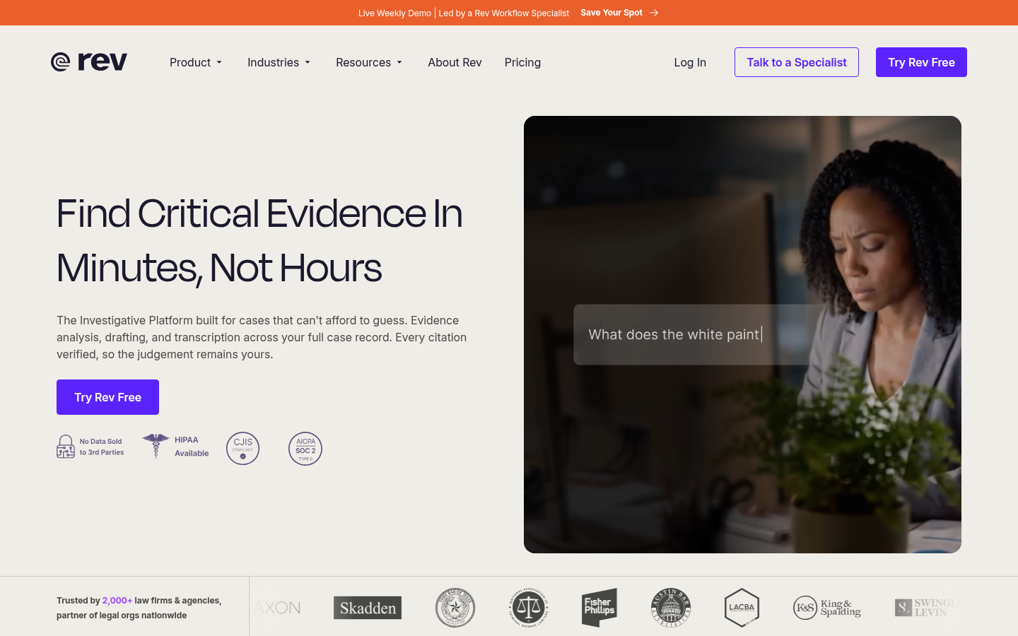 Homepage of the website, as captured