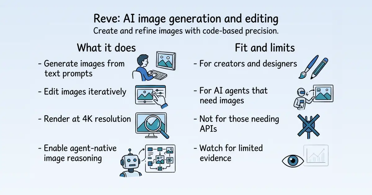 Reve at a glance