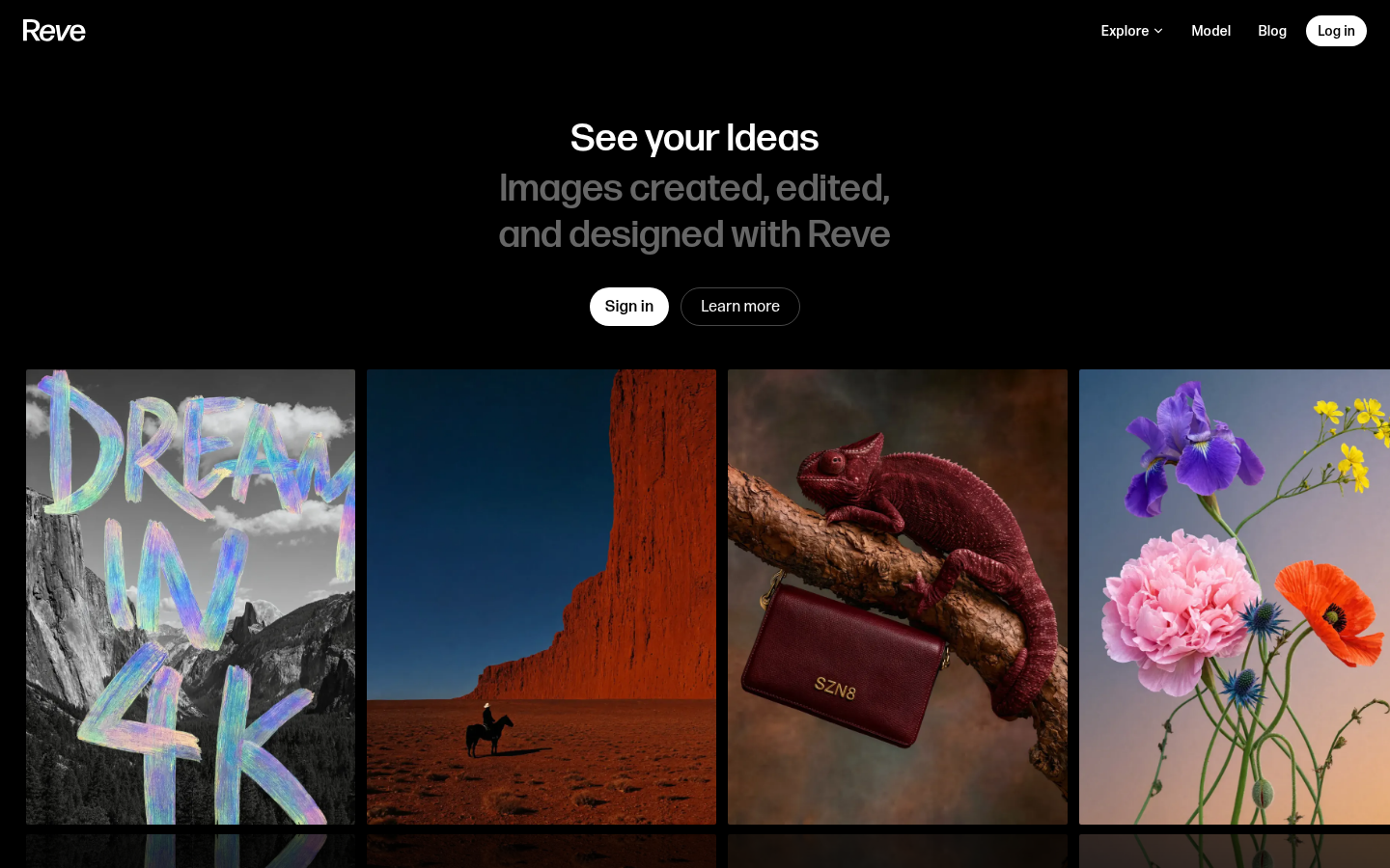 Homepage of the website, as captured
