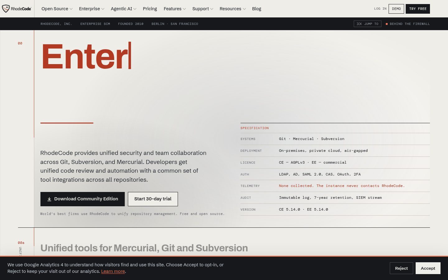 Homepage of the website, as captured