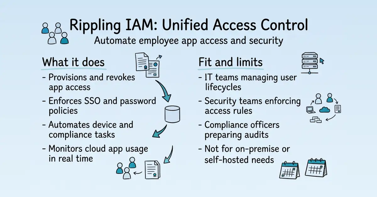 Rippling Identity & Access Management at a glance