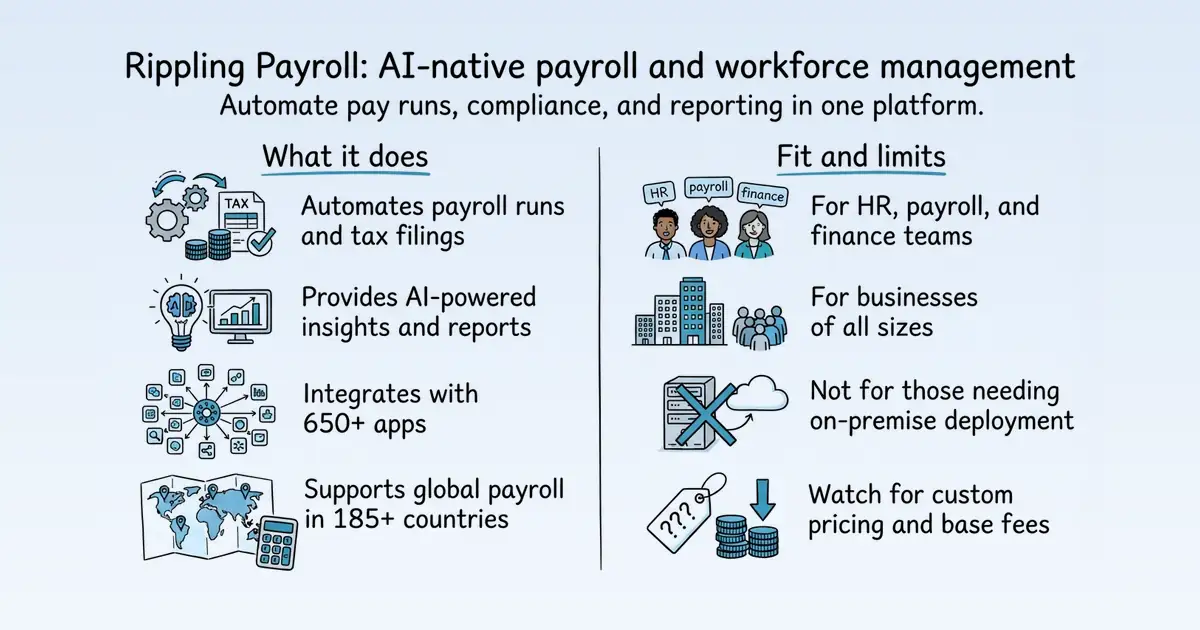Rippling Payroll at a glance