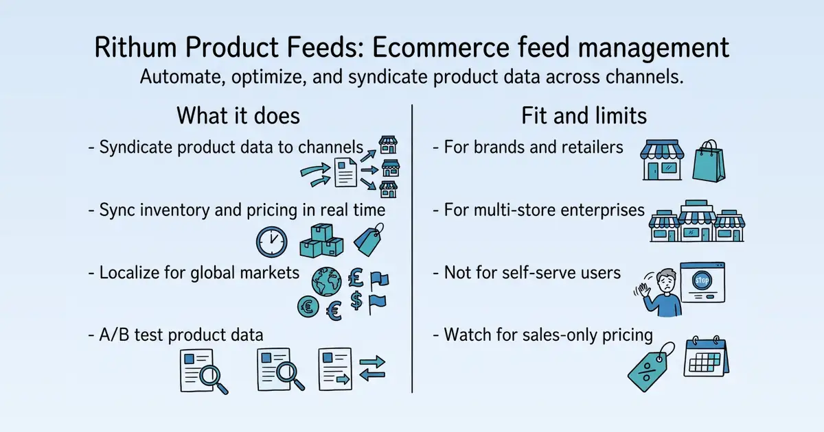 Rithum Product Feeds at a glance