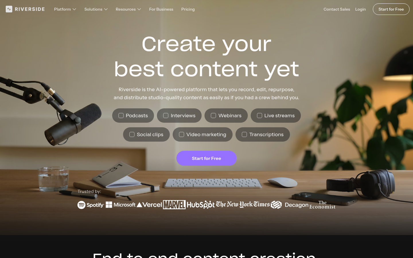 Homepage of the website, as captured
