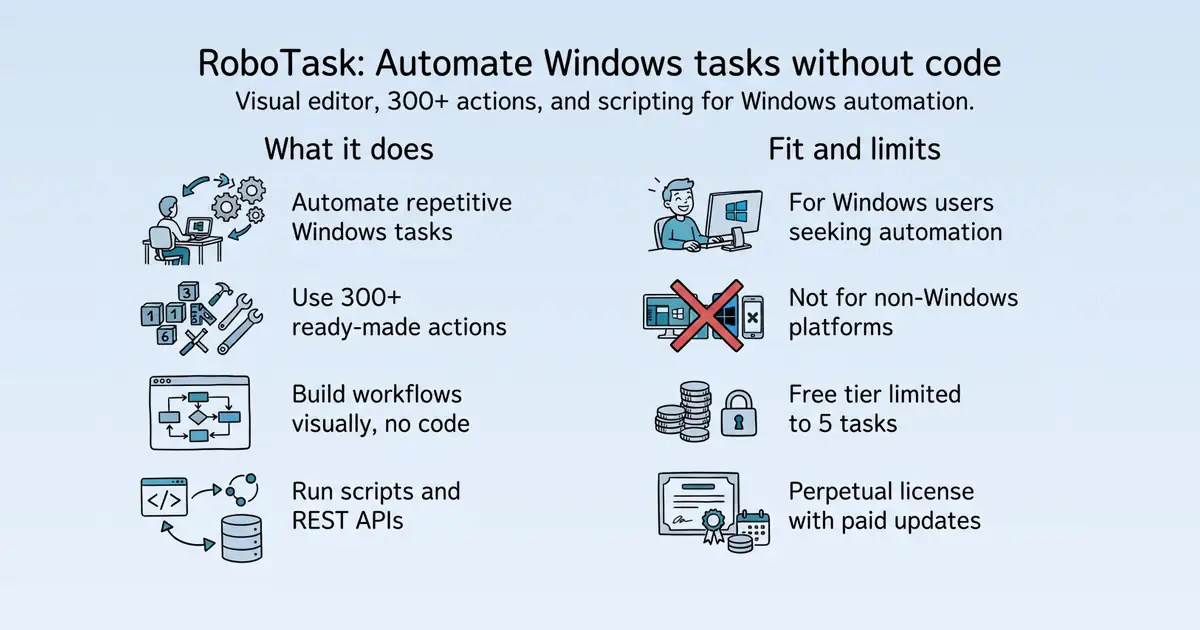 RoboTask at a glance