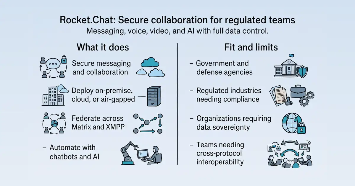 Rocket.Chat at a glance