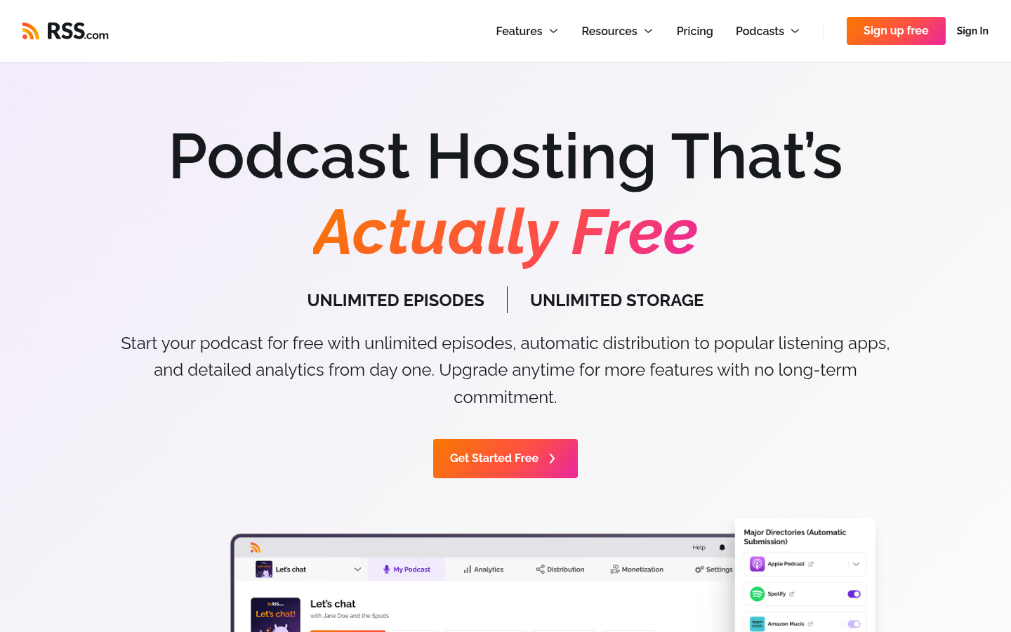 Homepage of the website, as captured
