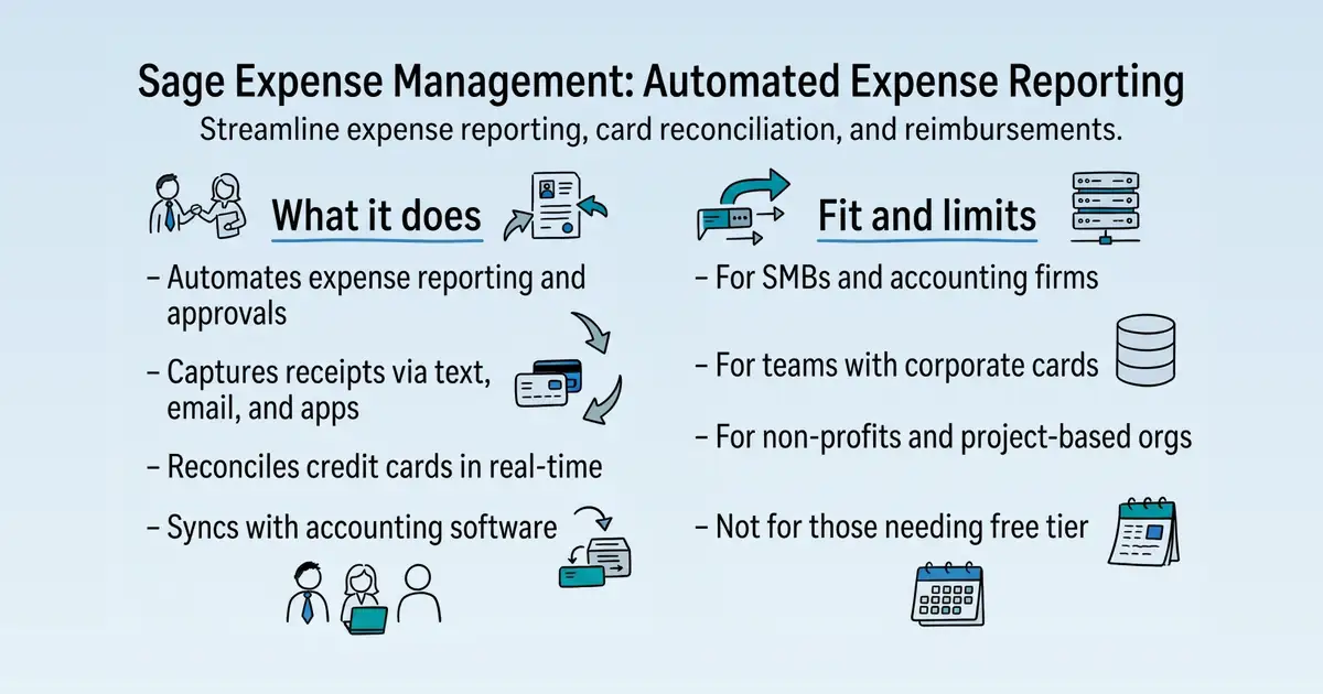 Sage Expense Management at a glance