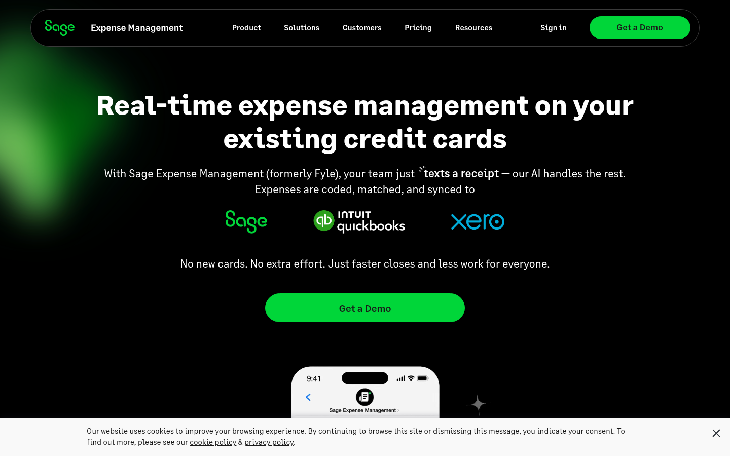Homepage of the website, as captured