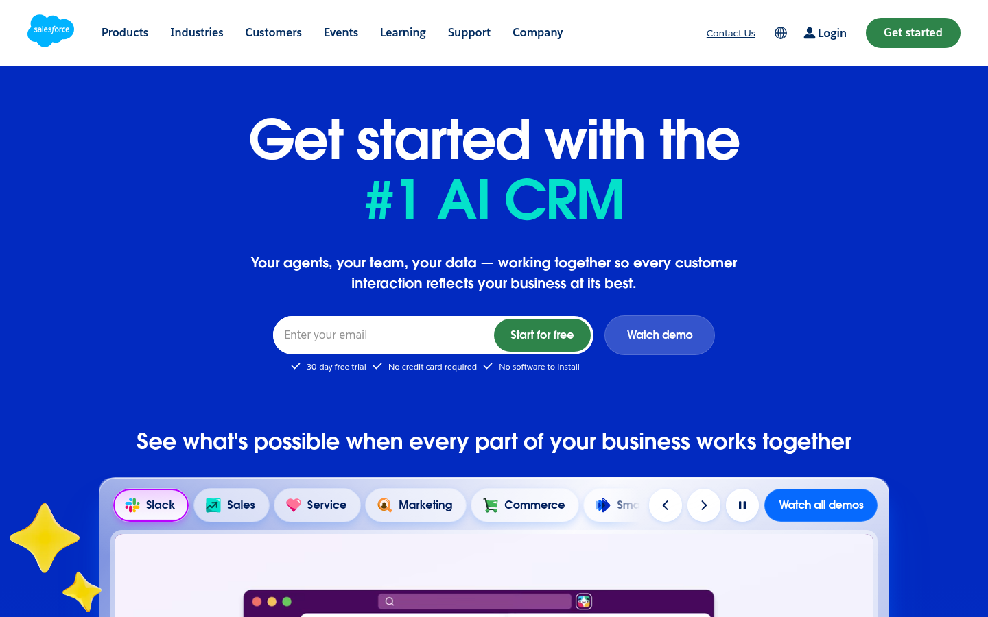 Homepage of the website, as captured