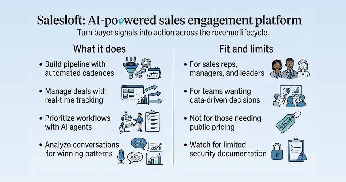 Salesloft at a glance