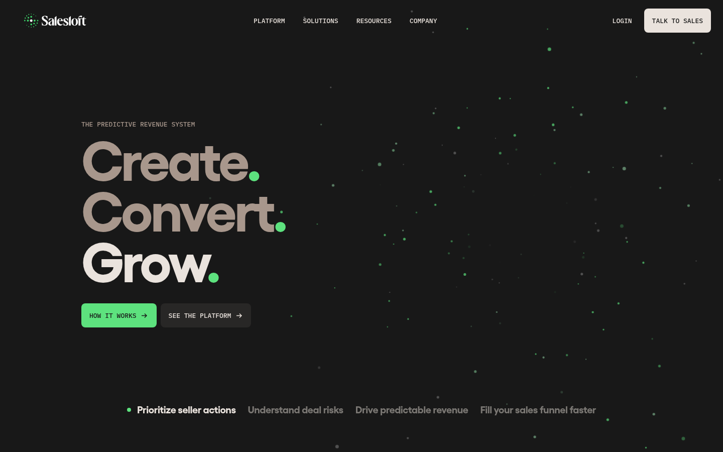 Homepage of the website, as captured