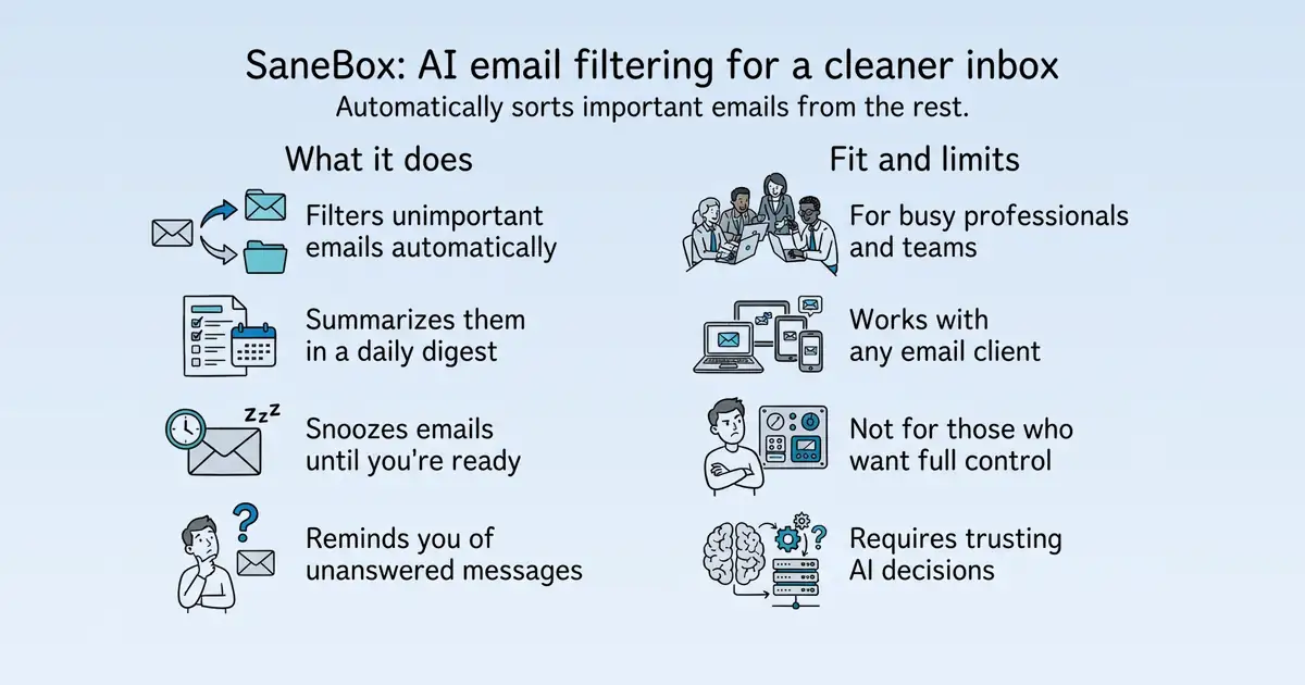 SaneBox at a glance