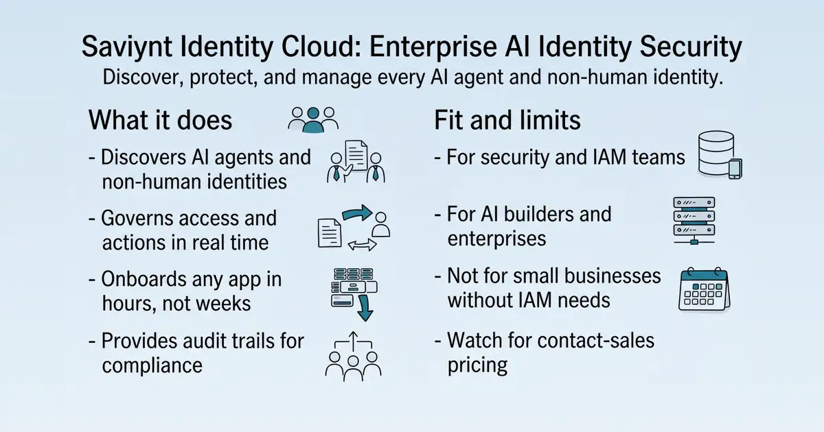 Saviynt Identity Cloud at a glance