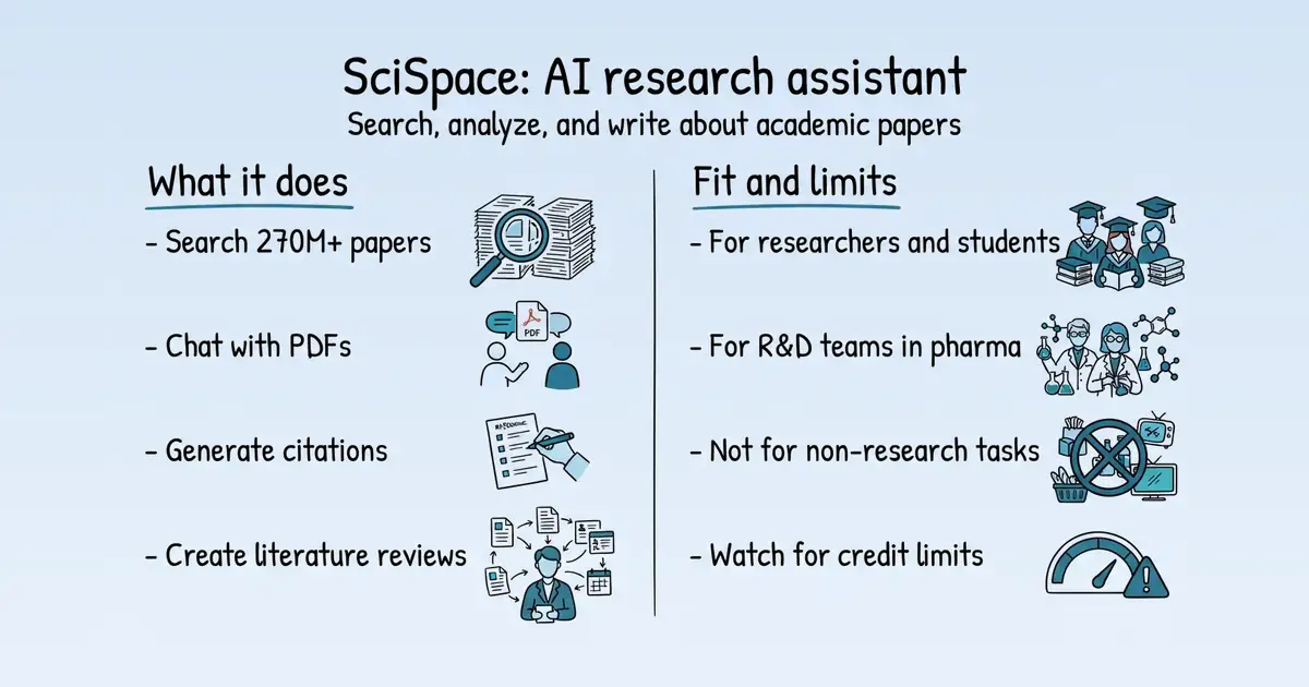 SciSpace at a glance