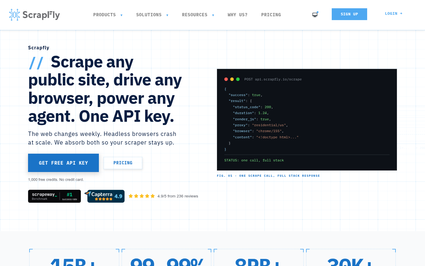 Homepage of the website, as captured