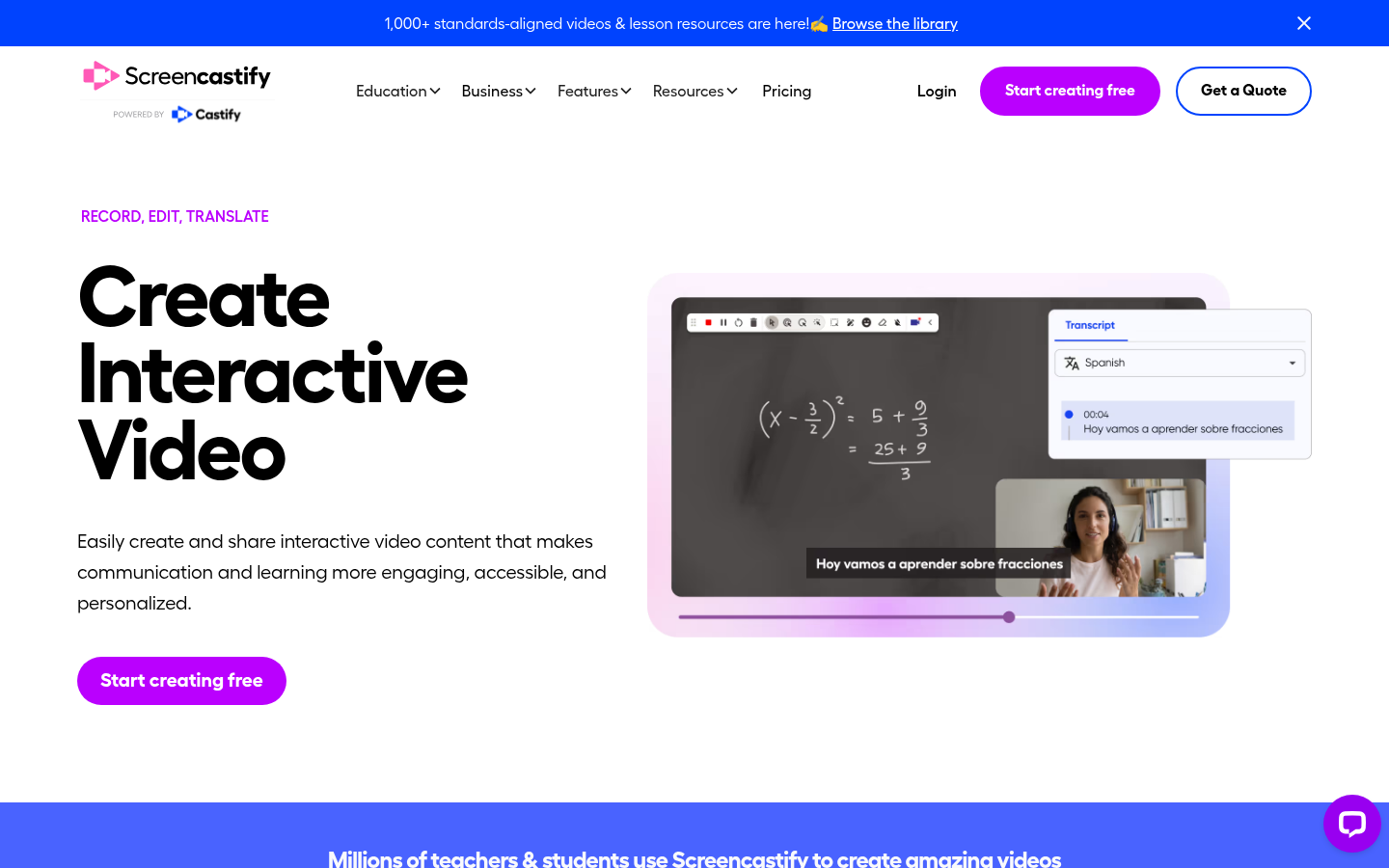 Homepage of the website, as captured
