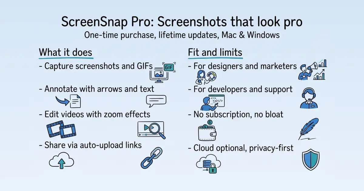 ScreenSnap Pro at a glance