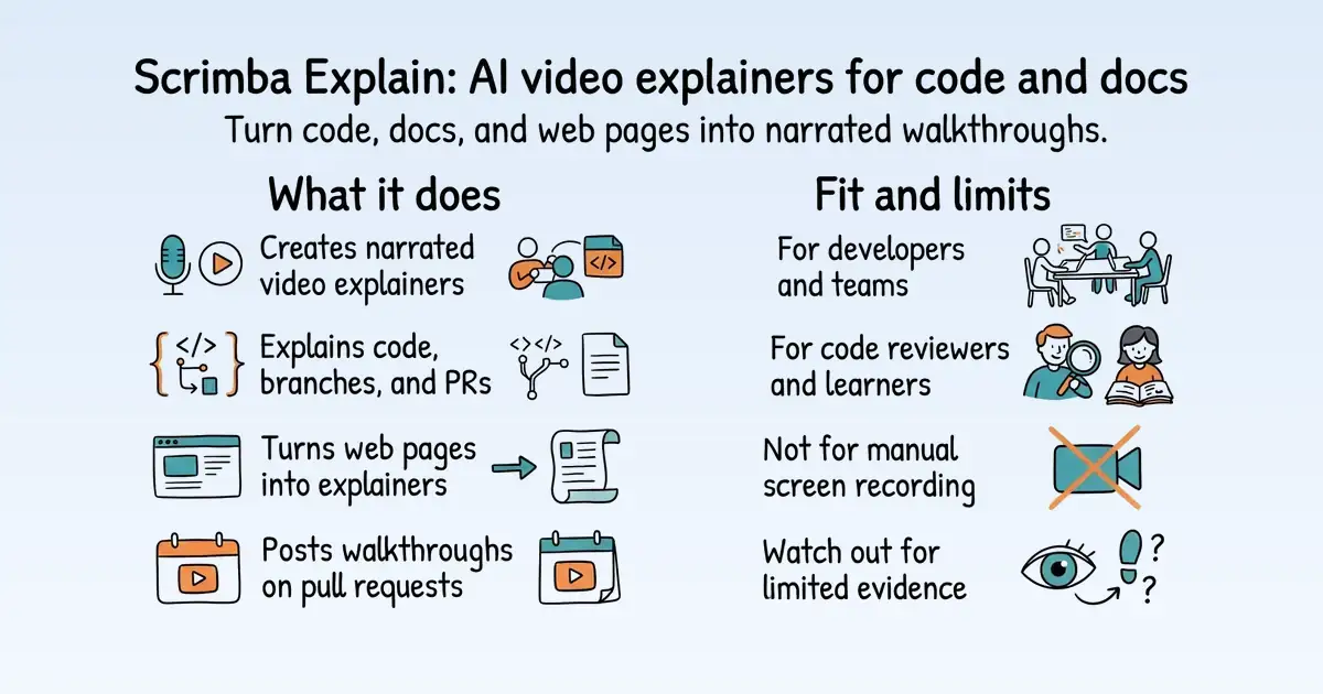 Scrimba Explain at a glance