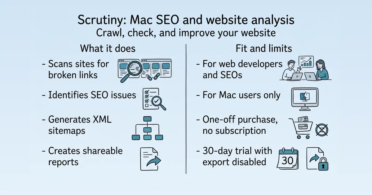 Scrutiny at a glance