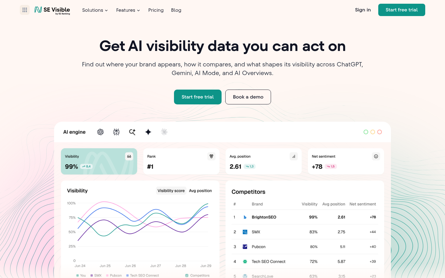 Homepage of the website, as captured