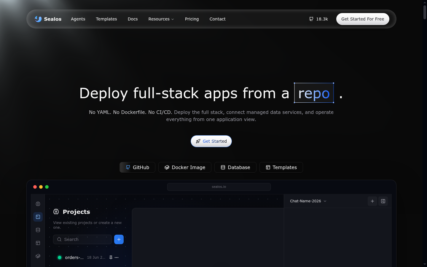 Homepage of the website, as captured
