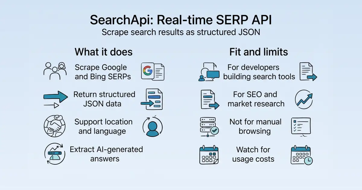 SearchApi at a glance