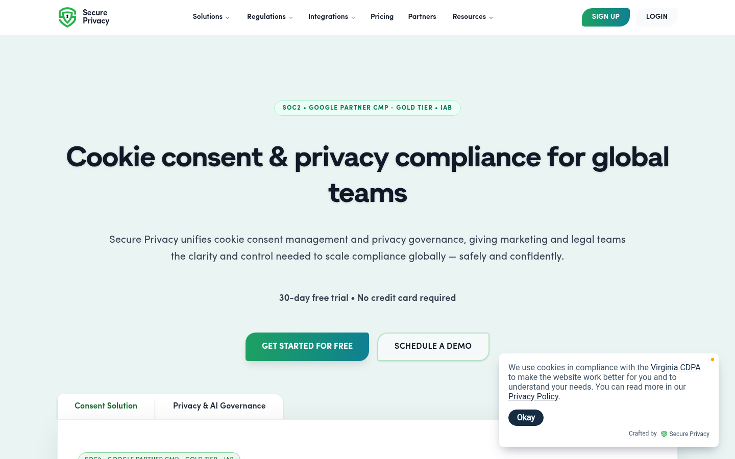 Homepage of the website, as captured