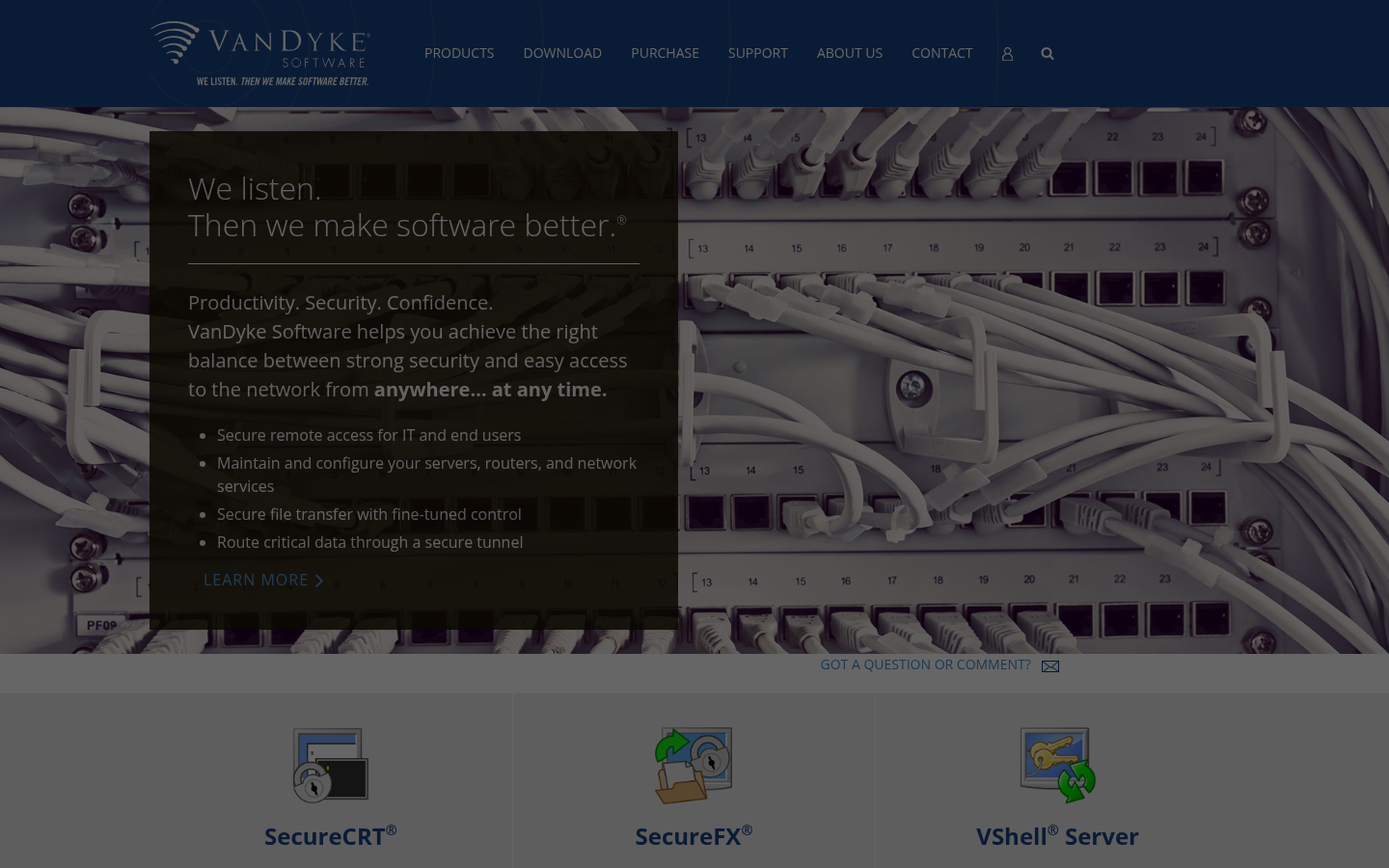 Homepage of the website, as captured