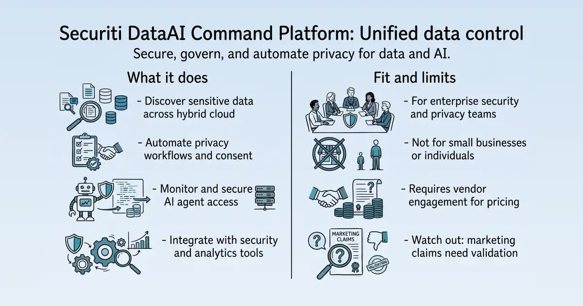 Securiti DataAI Command Platform at a glance