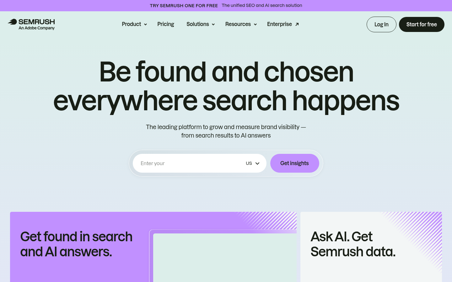 Homepage of the website, as captured
