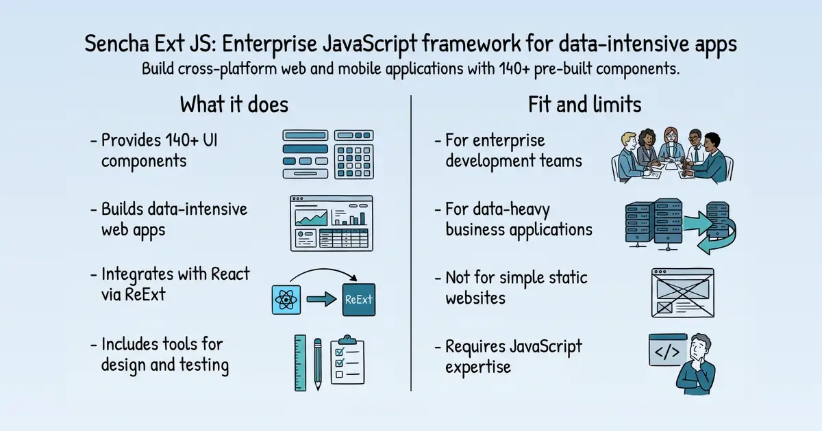 Sencha Ext JS at a glance