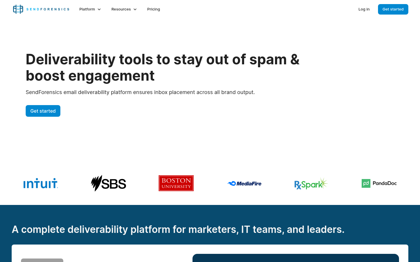 Homepage of the website, as captured