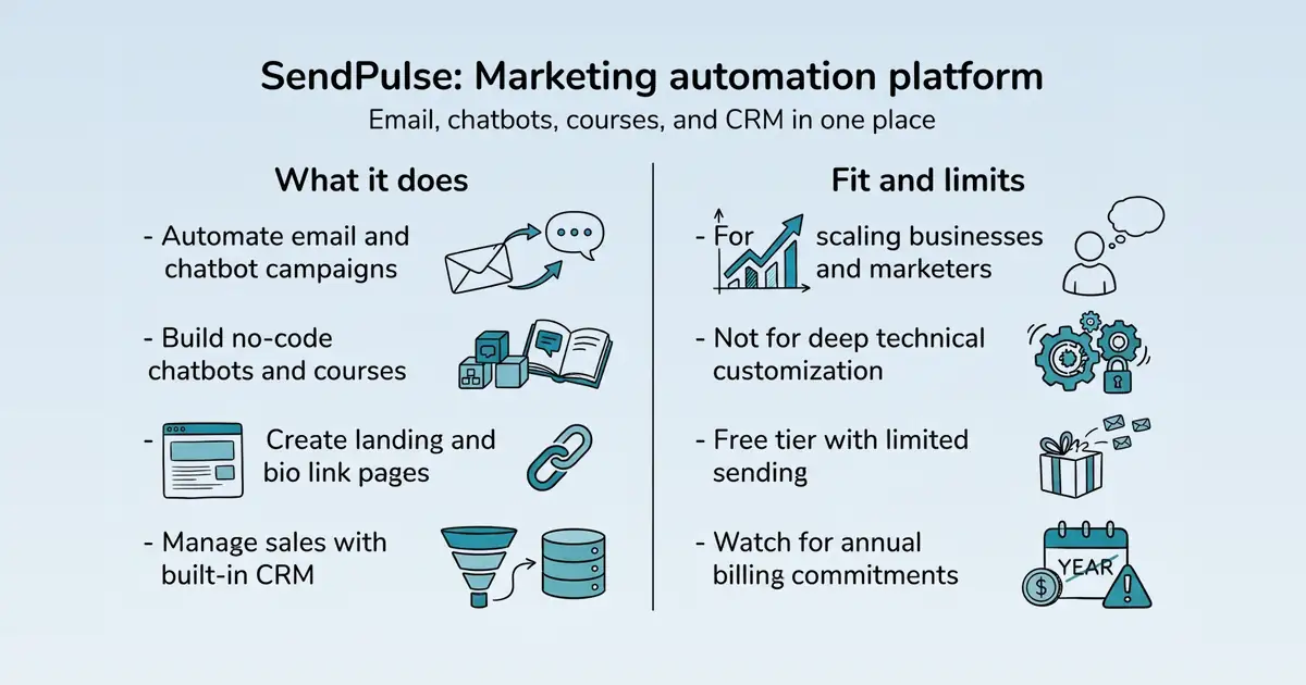 SendPulse at a glance
