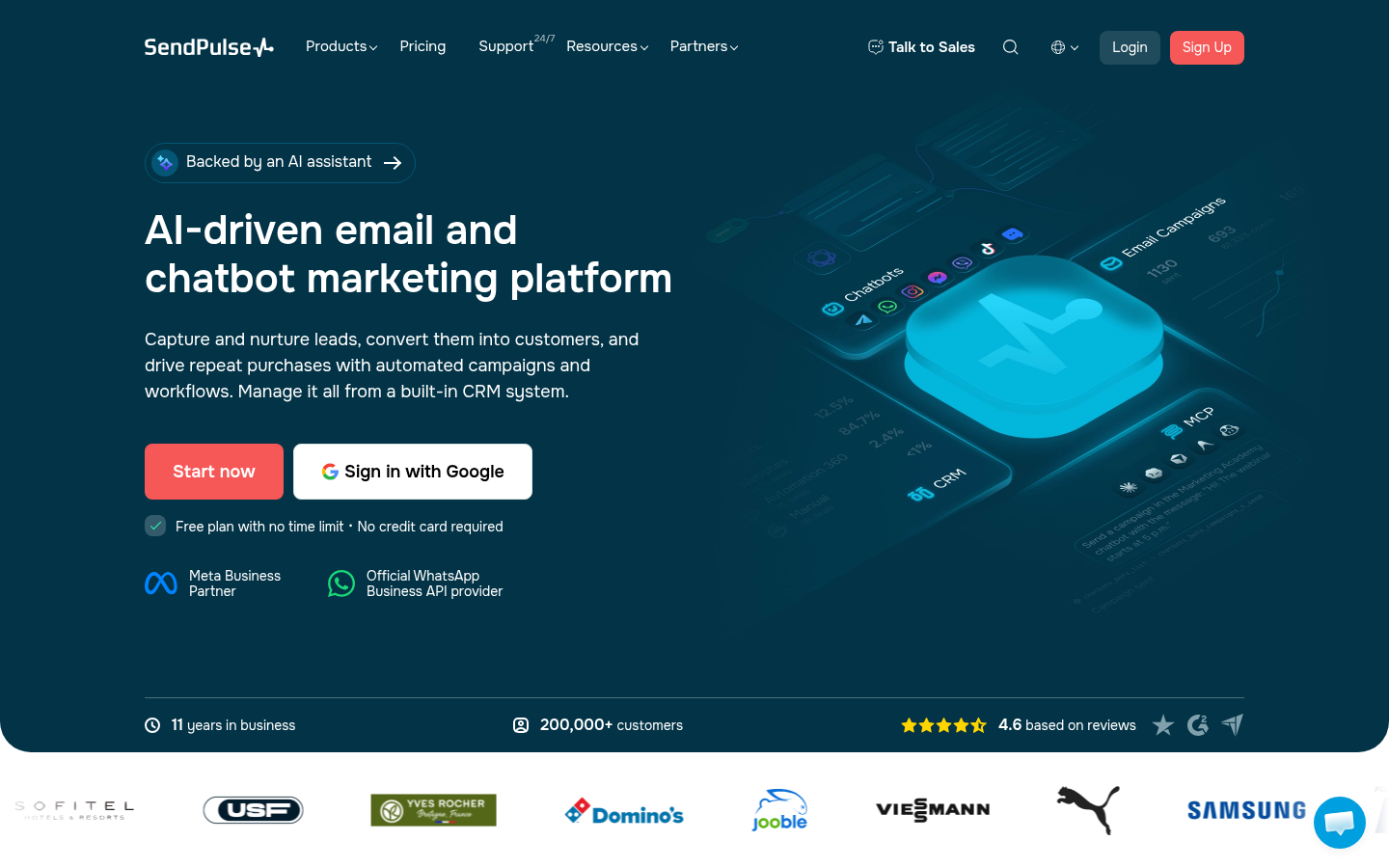 Homepage of the website, as captured