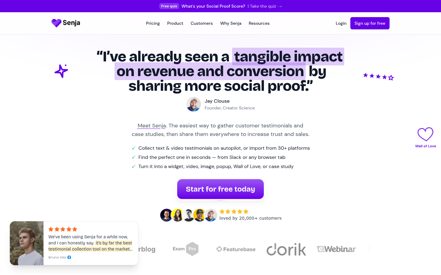 Homepage of the website, as captured